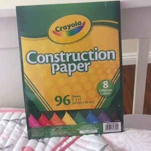 Colored Construction paper from crayola